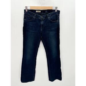Adriano Goldschmied AG The Angelina Petite Boot Cut‎ Dark Wash Jeans 29R USA